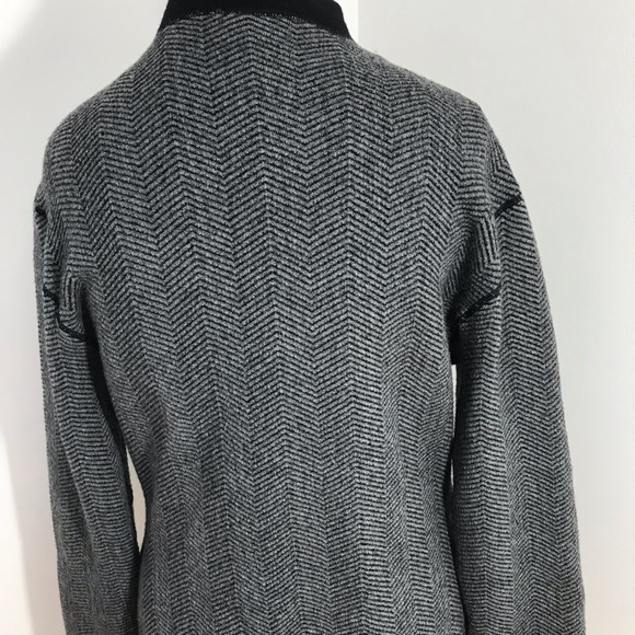 Armani Collezioni Grey Button Up Sweater - Picture 5 of 14